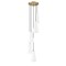 Z-Lite Farrell 5 Light Chandelier, 12in. W x 13.75in. H, Modern Gold 3043P7-5R-MGLD - alternate 5
